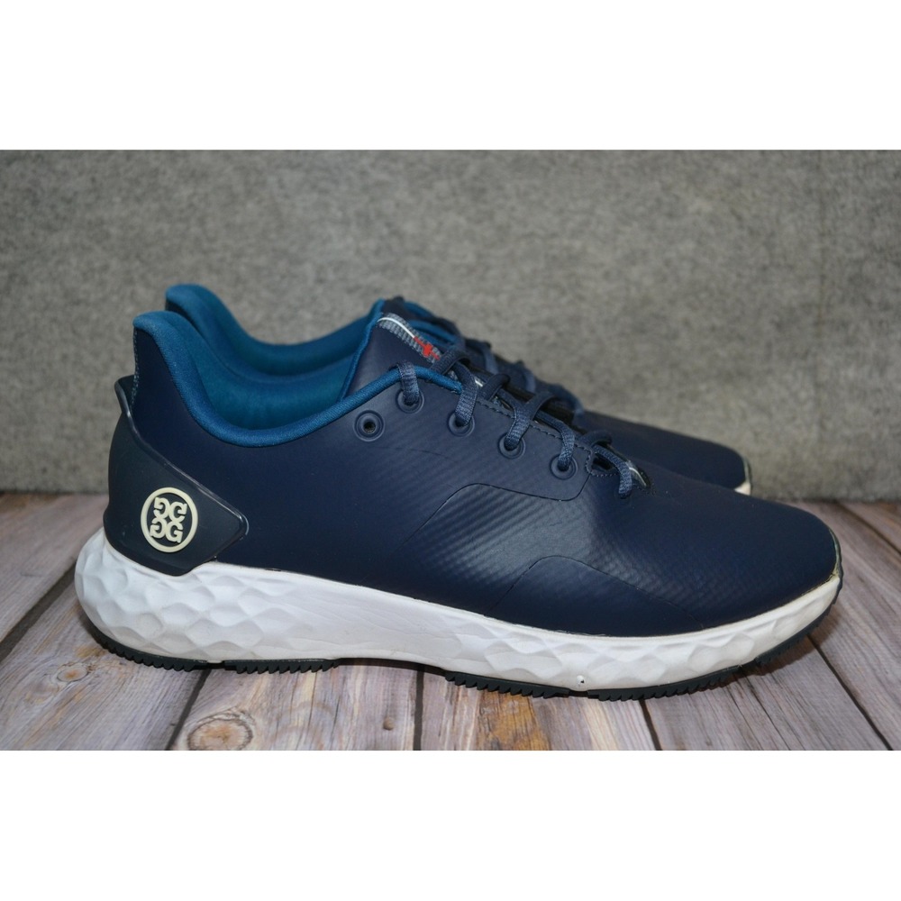 G/FORE MG4+ Golf Shoes Mens Size 9 Blue Navy Spikeless Sneakers‎ G4MF20EF26